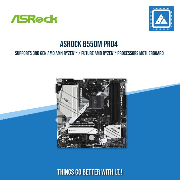 ASROCK B550M PRO4 MOTHERBOARD ASROCK B550M PRO4 MOTHERBOARD